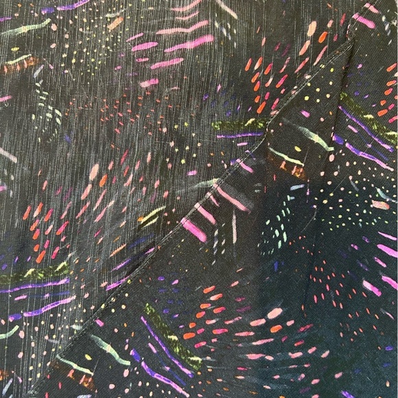 LOVE Richard Chai Tiered Fireworks Cocktail Dress Asymmetrical Size 4 (tag 6) - Picture 7 of 12